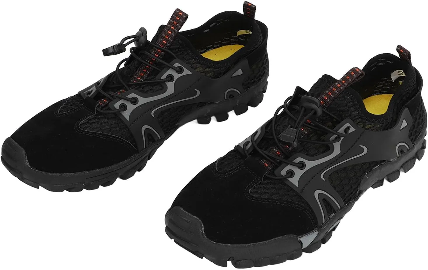 Alomejor Hiking Shoes, Rubber Sole Soft Upper Slip Resistant Quick Dry Water Shoes for Climbing