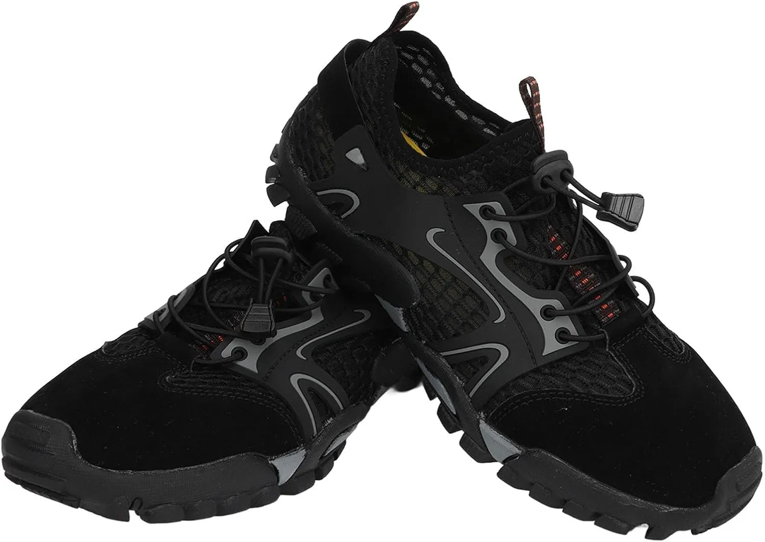 Alomejor Hiking Shoes, Rubber Sole Soft Upper Slip Resistant Quick Dry Water Shoes for Climbing