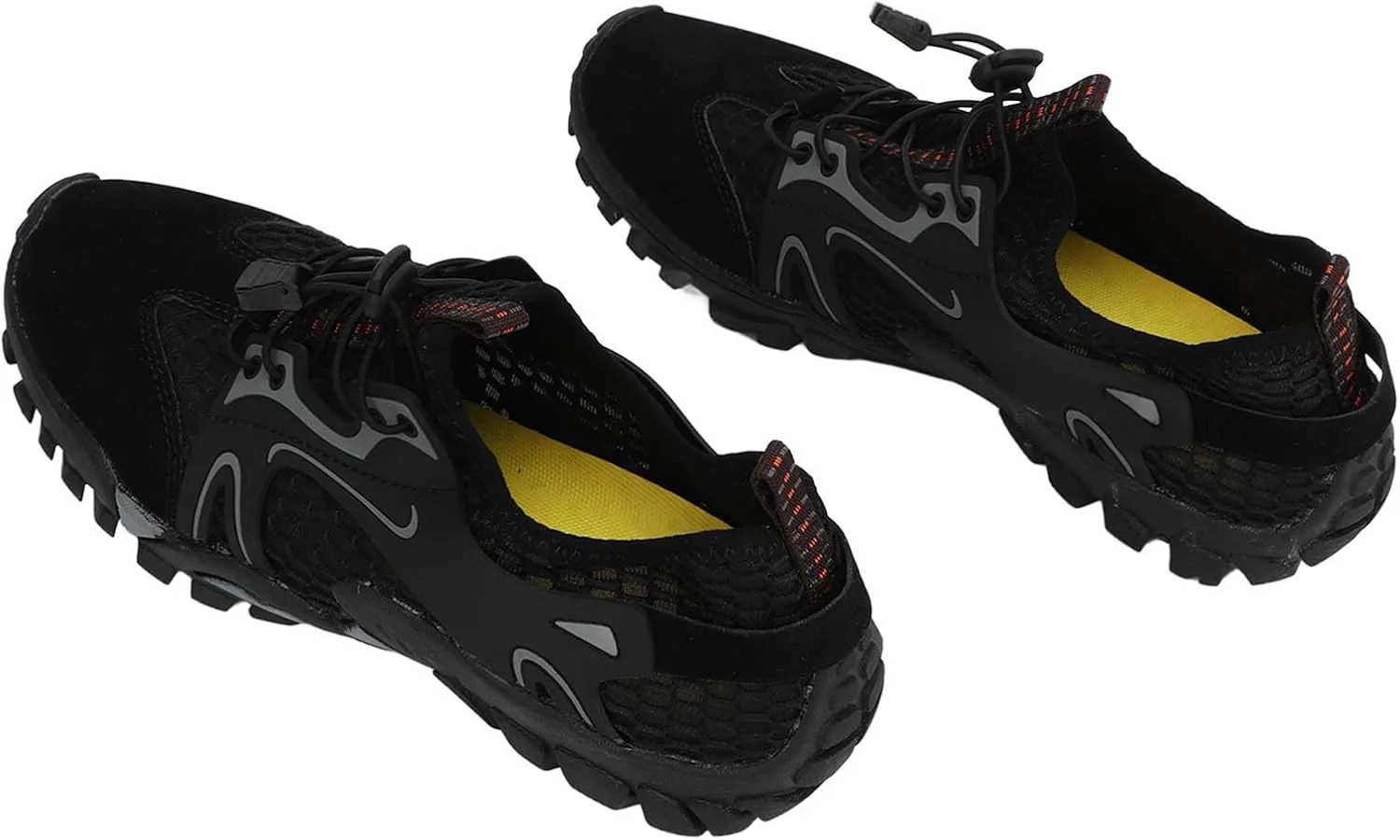 Alomejor Hiking Shoes, Rubber Sole Soft Upper Slip Resistant Quick Dry Water Shoes for Climbing
