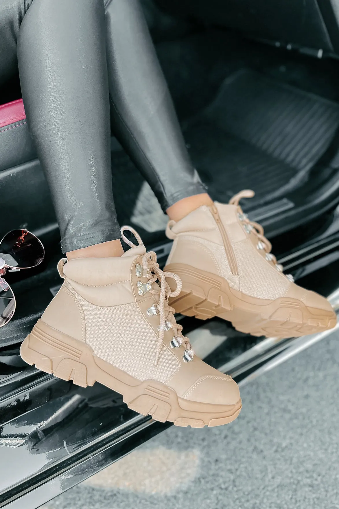 Aspen Adventures Lace-Up Boots (Nude)