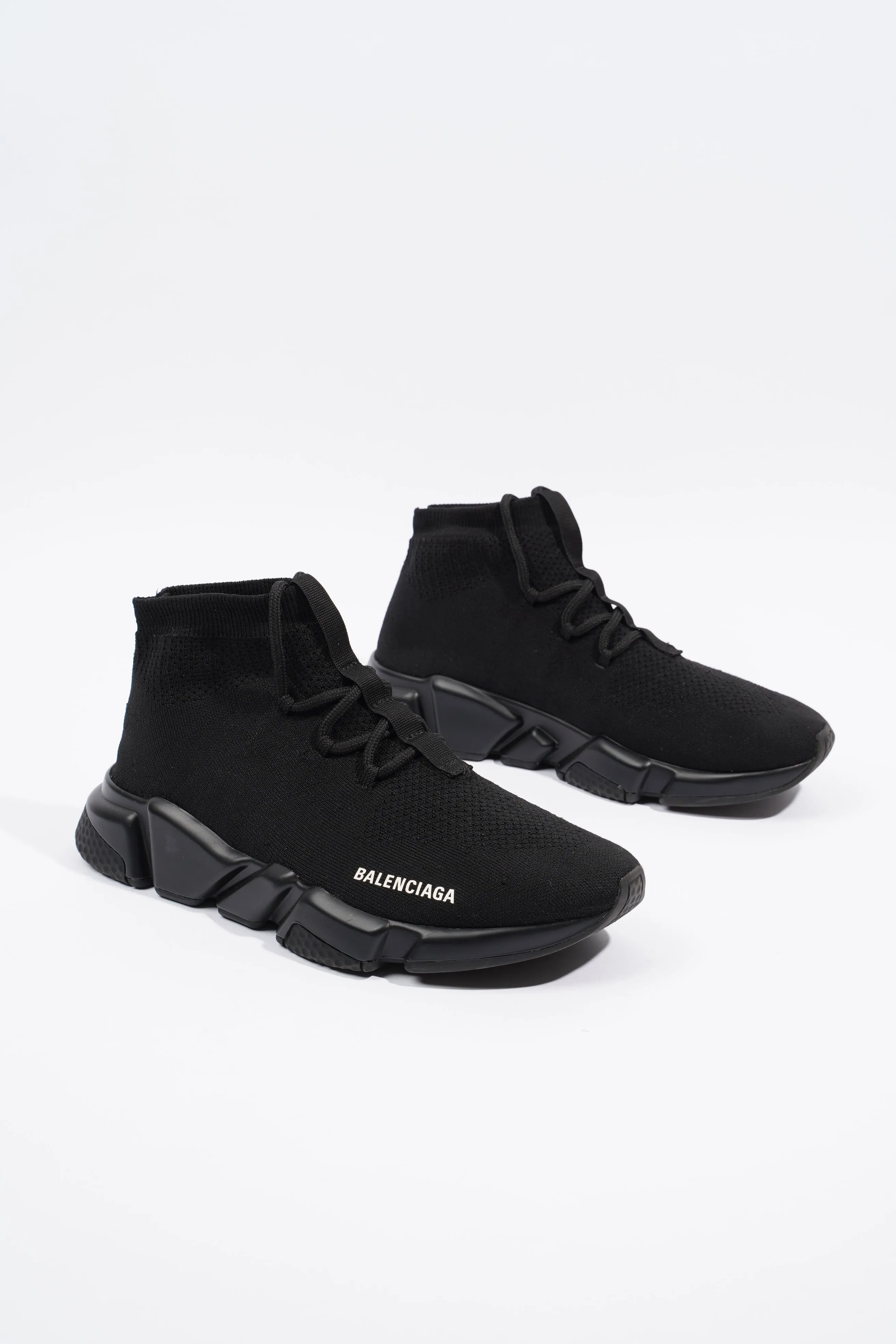 Balenciaga Womens Speed Lace Up Black EU 41 / UK 8