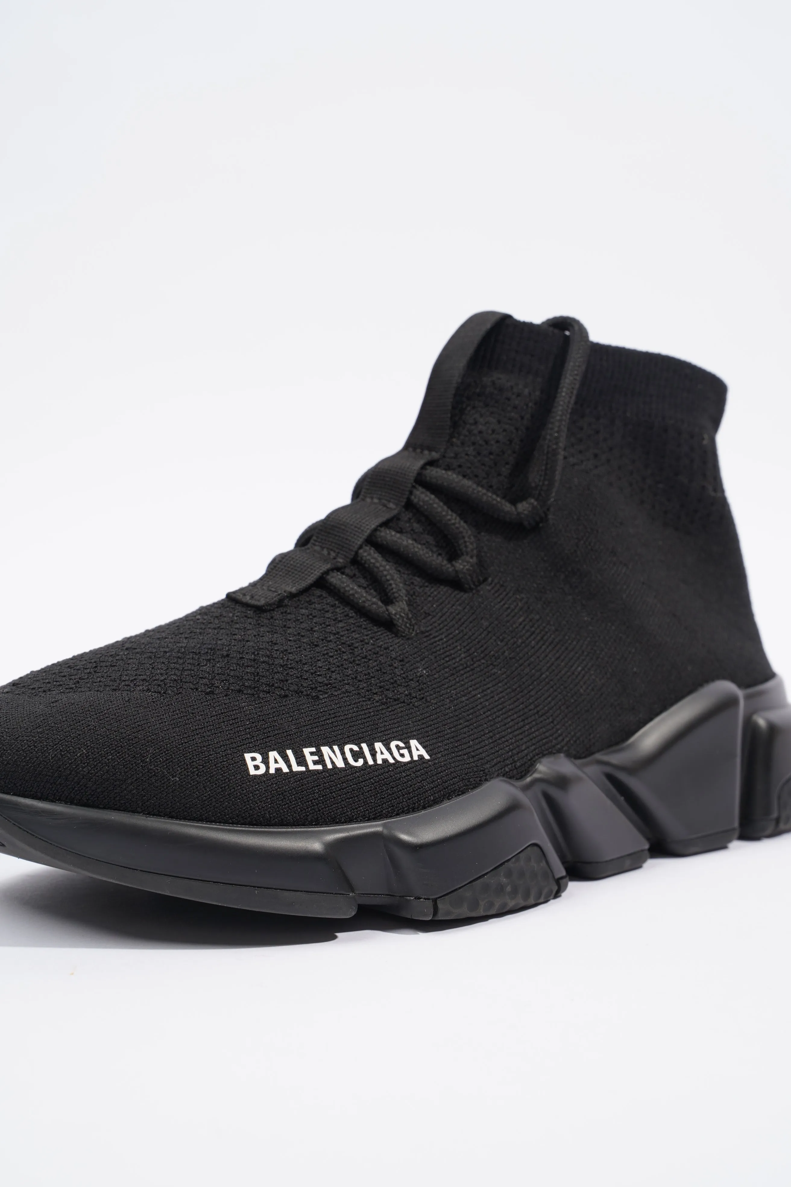 Balenciaga Womens Speed Lace Up Black EU 41 / UK 8
