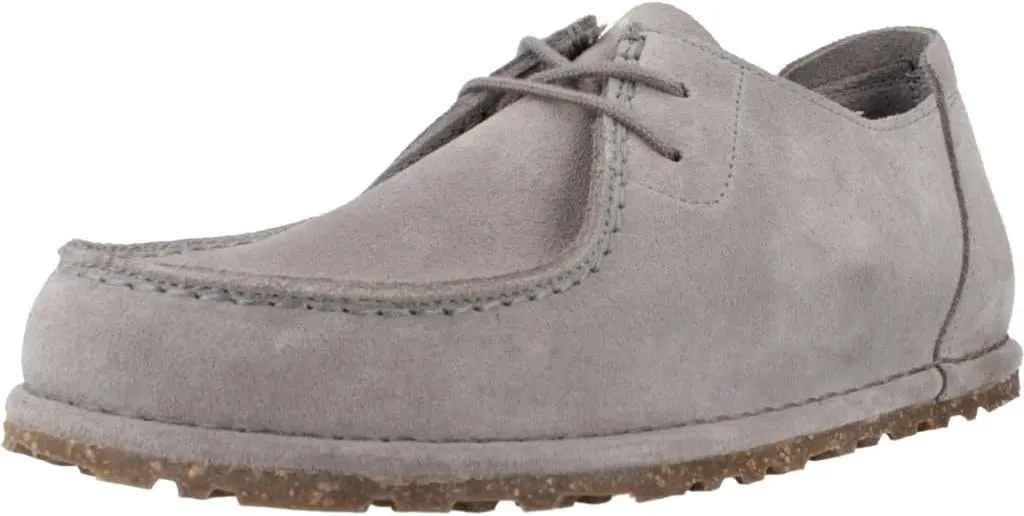 Birkenstock Men's Utti Lace Up Deep Blue Loafers
