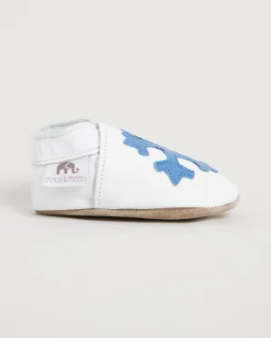 Blue Snowflake Shoes