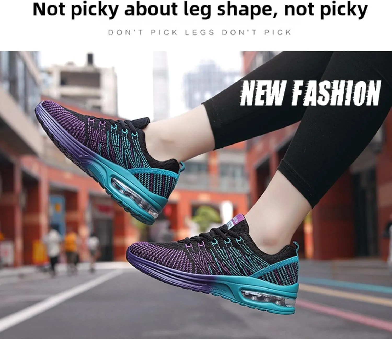Breathable Mesh Y2K Colorful Running Sneakers for Daily Jogging with Lightweight Comfort Air Cushion Unique Multicolor Design