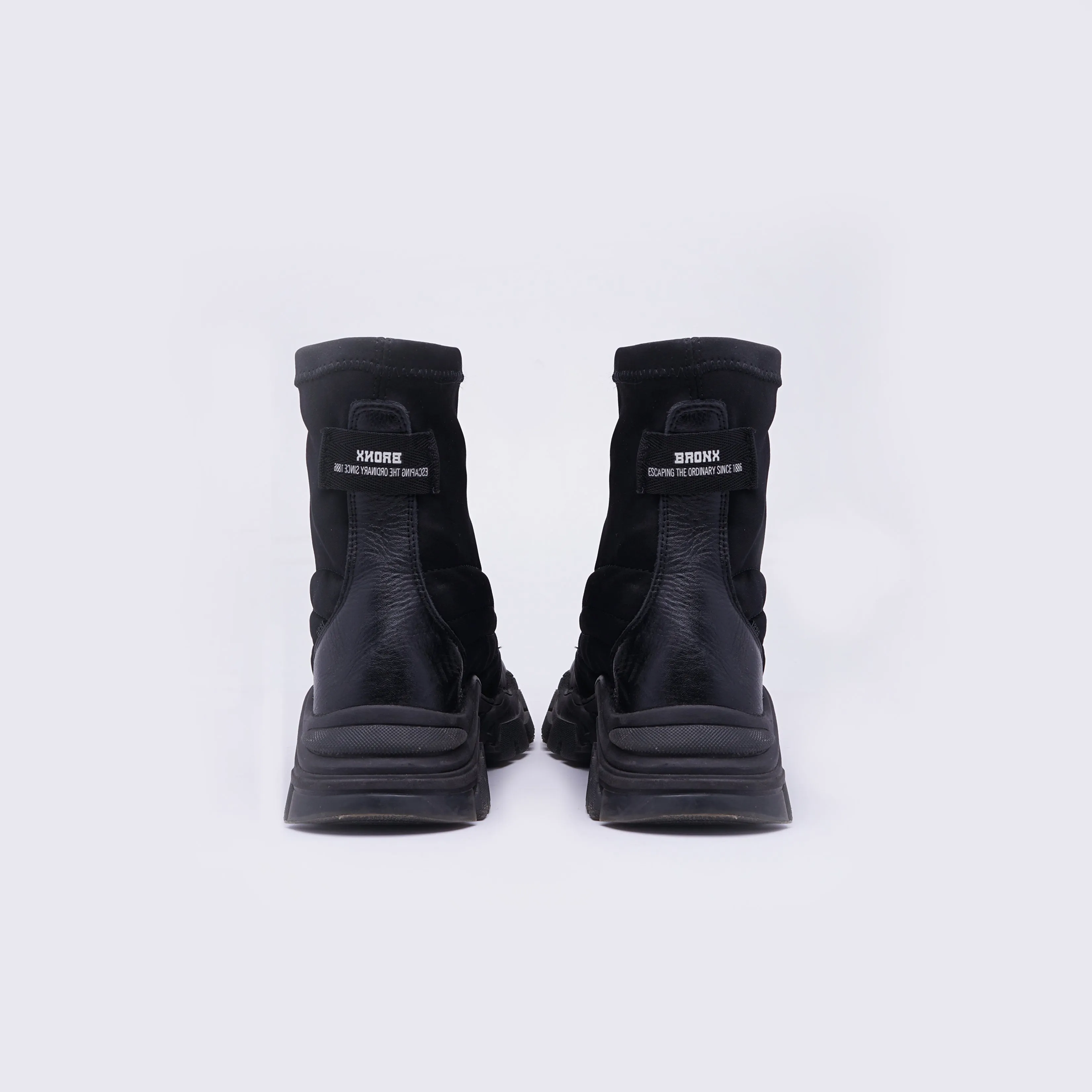Bronx Chunky Zipon Boots
