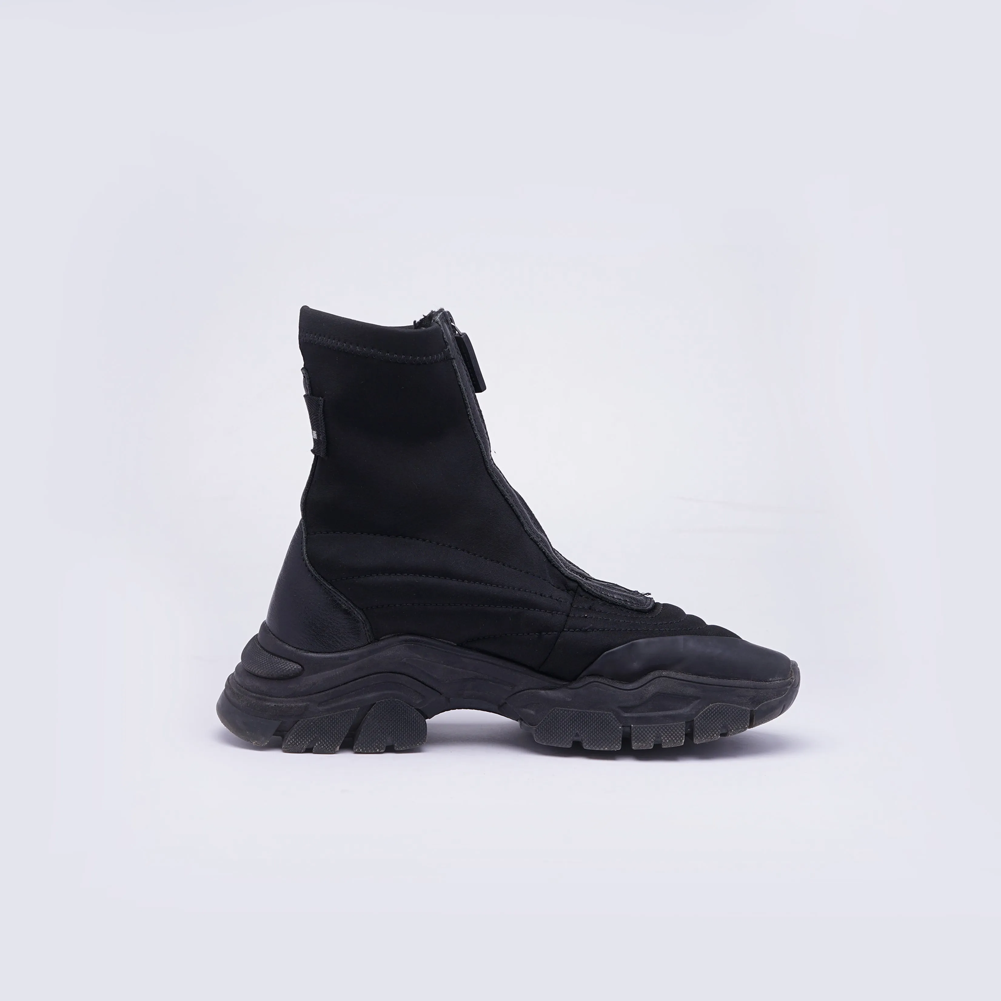 Bronx Chunky Zipon Boots