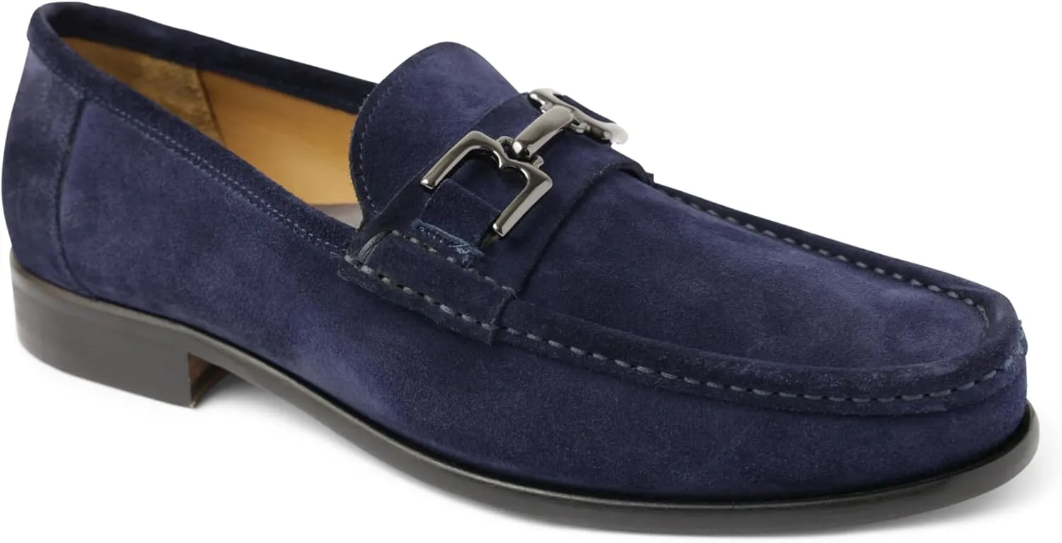 Bruno Magli Men's Trieste Loafers Slip-On, Luxurious Leather Shoes