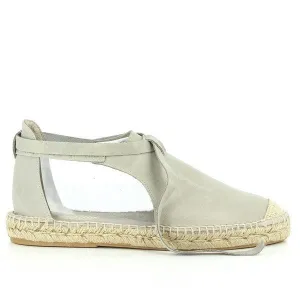 Calzanor 9307BPO Grey Lace-Up Espadrilles