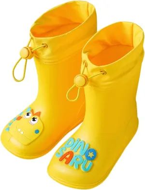 Cartoon Dinosaur Children Rain Boots Non Slip Kids Rainboots Girl Boots Size 11