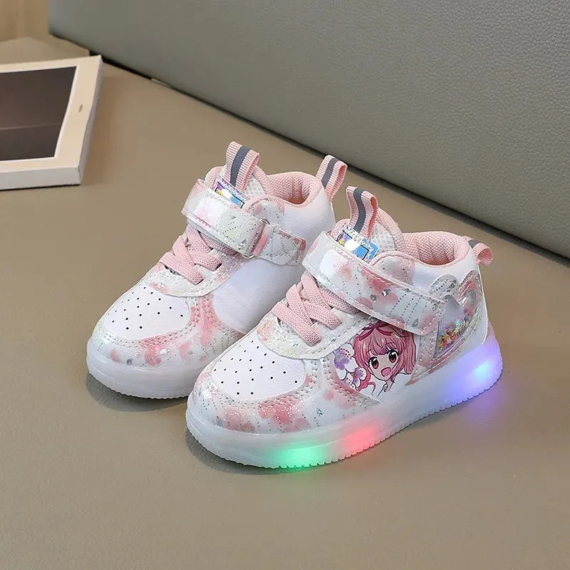 Cartoon LED Light Shoes Sneakers