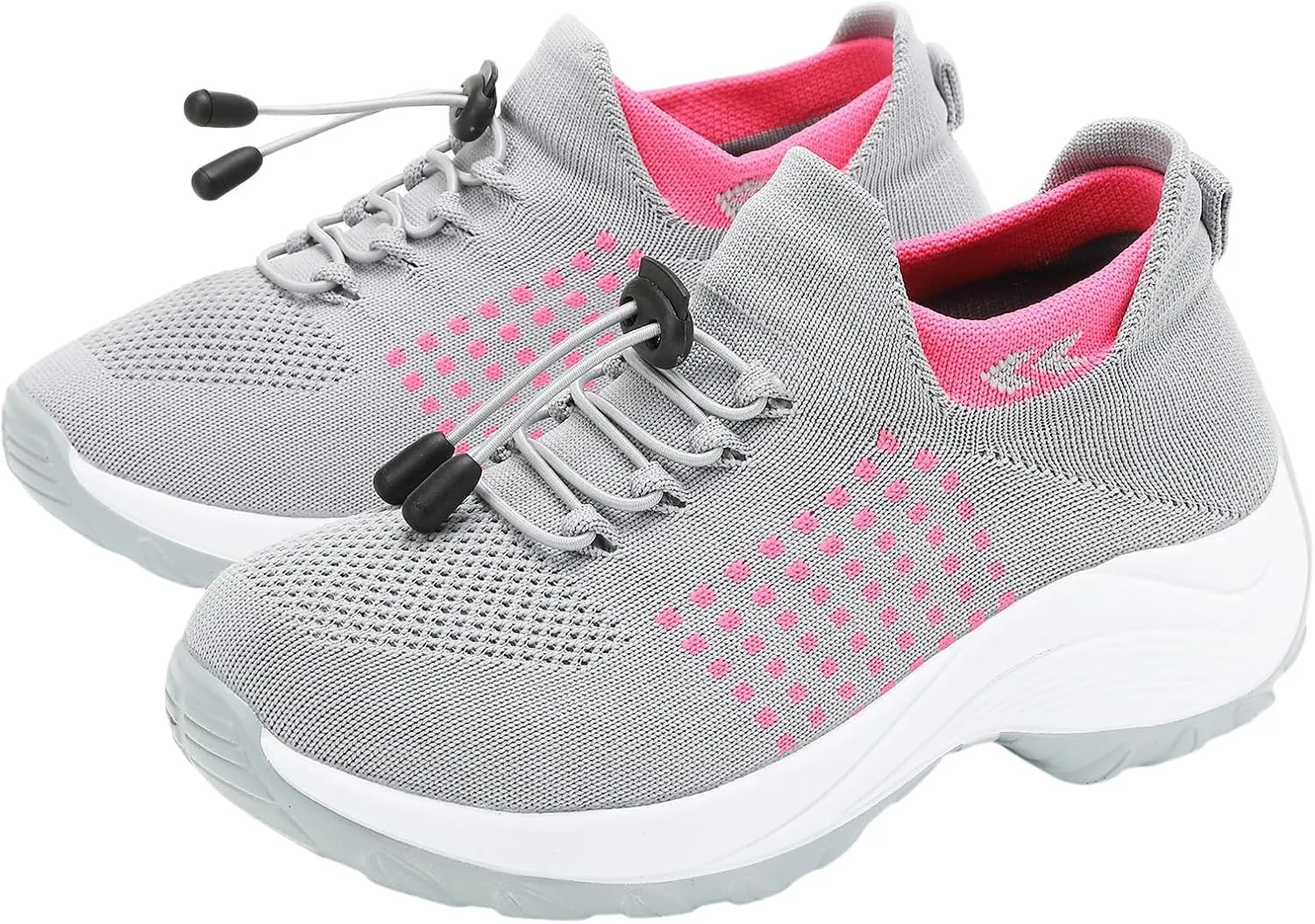 Comfort Wear Orthowear Shoes for Women Men Comfortwear Ortho Stretch Cushion Shoes Women Plantar Fasciitis Walking Shoe Slip On Trainers Comfortable Casual Ladies Athletic Sneakers Thick Bottom