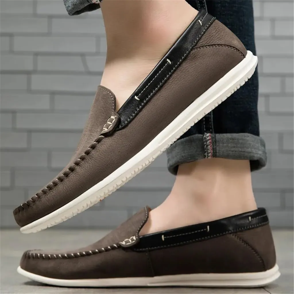 CSCDD Man Shoes Leather Men Loafers Slip-On Mens Office Loafers Men Shoes