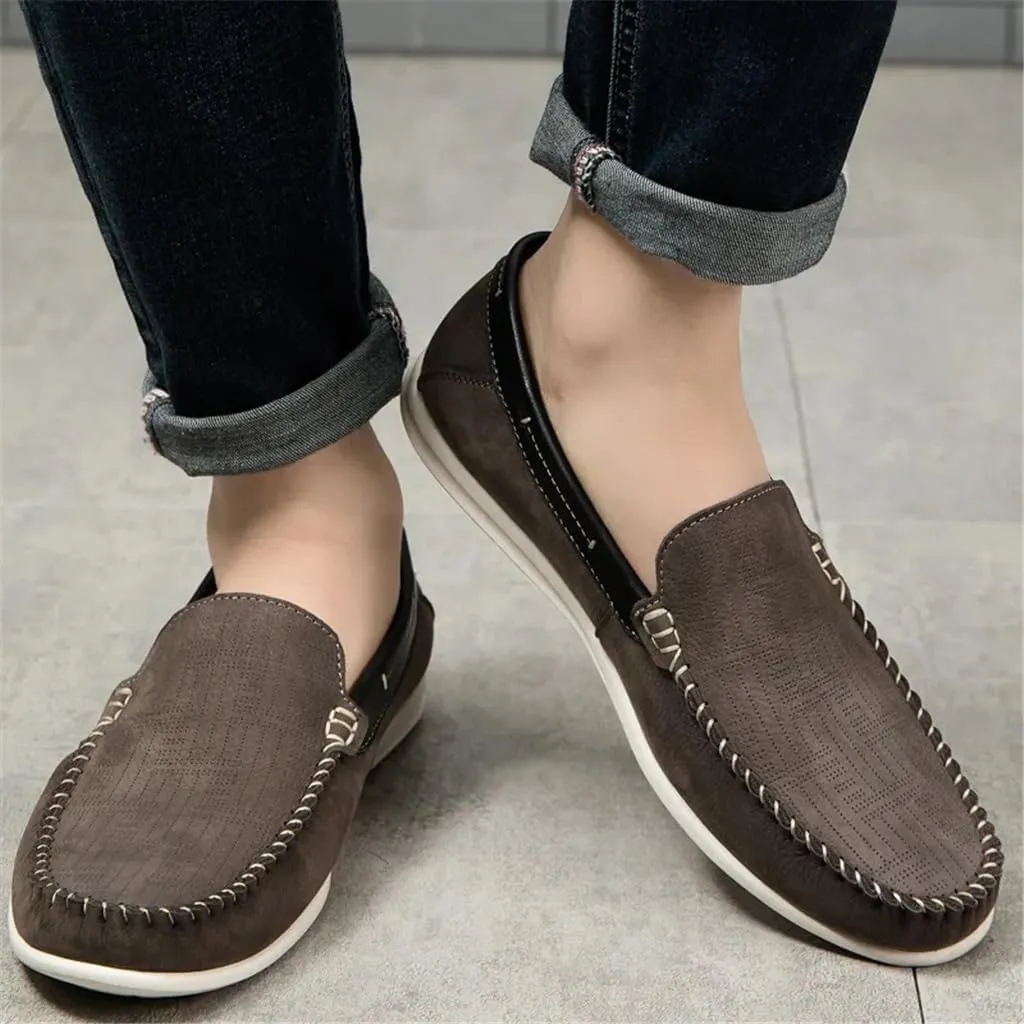 CSCDD Man Shoes Leather Men Loafers Slip-On Mens Office Loafers Men Shoes