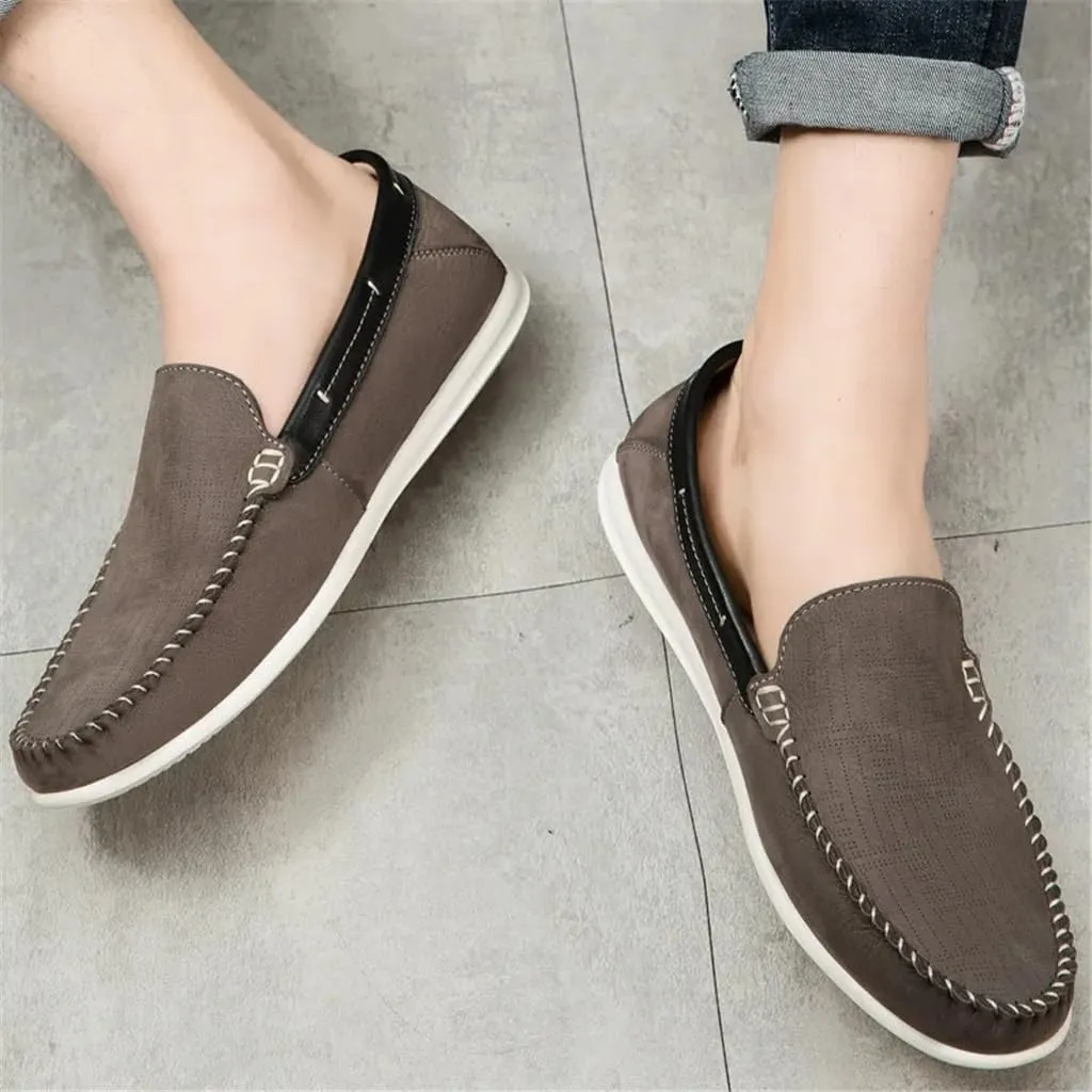 CSCDD Man Shoes Leather Men Loafers Slip-On Mens Office Loafers Men Shoes