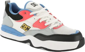 DC Men's Ascend Skate Shoe, White/Blue/Grey, 10.5
