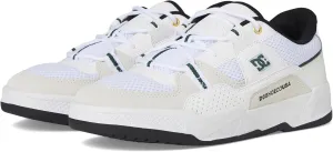 DC Men's Construct Skate Shoe, White/Black/Green, 7.5