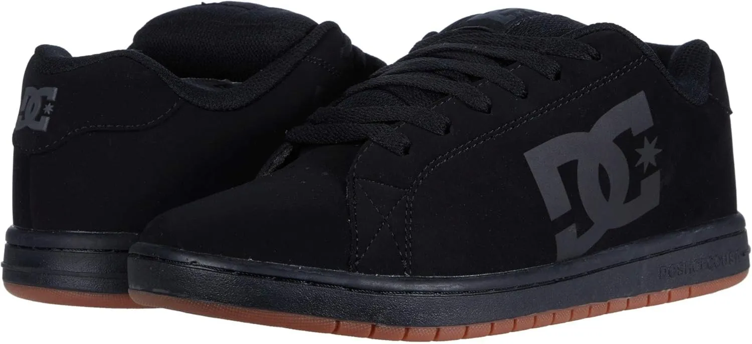 DC Men's Gaveler Skate Shoe, 7.5 Black
