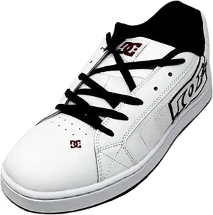 DC Men's NET Skate Shoe, White, 9