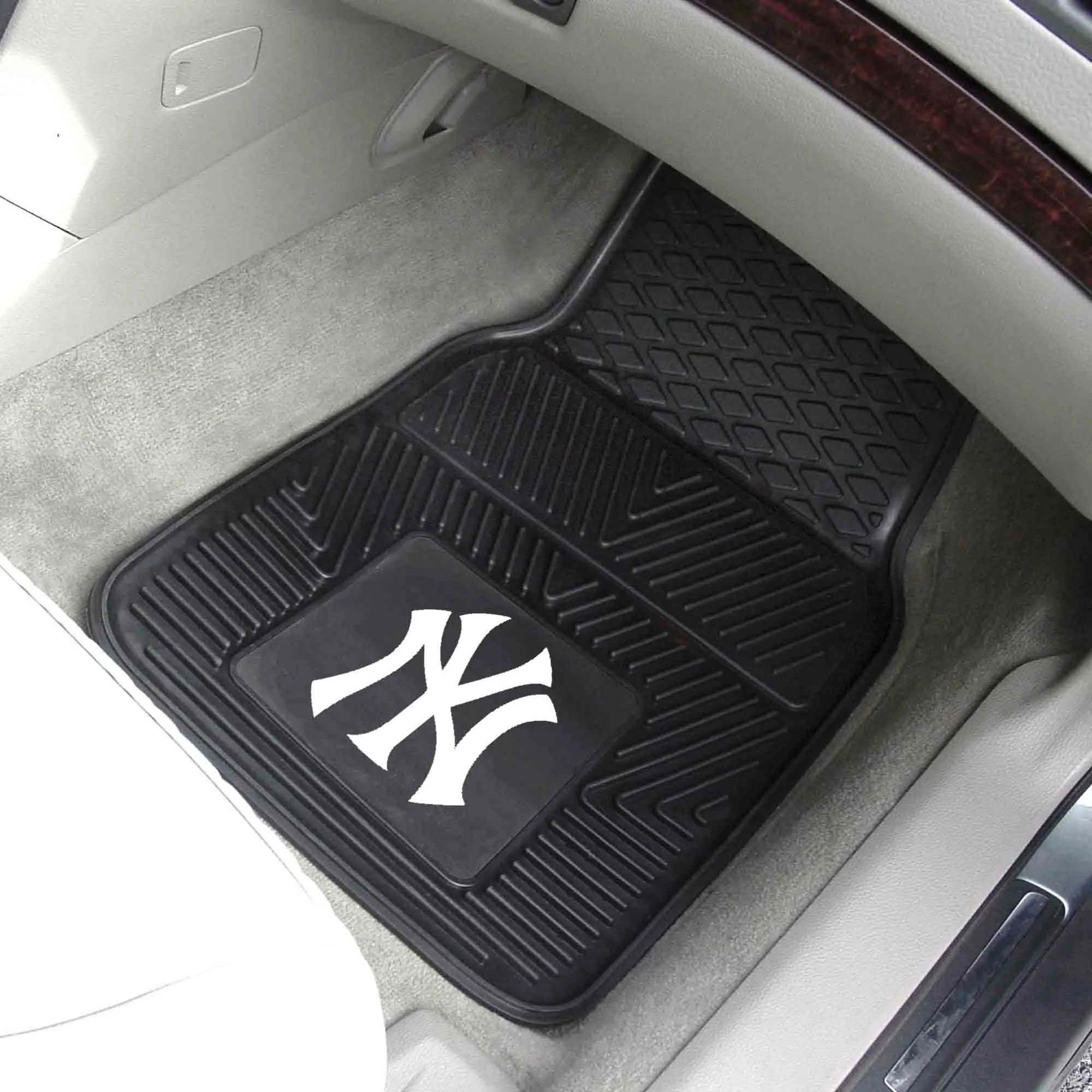 Fanmats New York Yankees Heavy Duty Car Mat Set - 2 Pieces