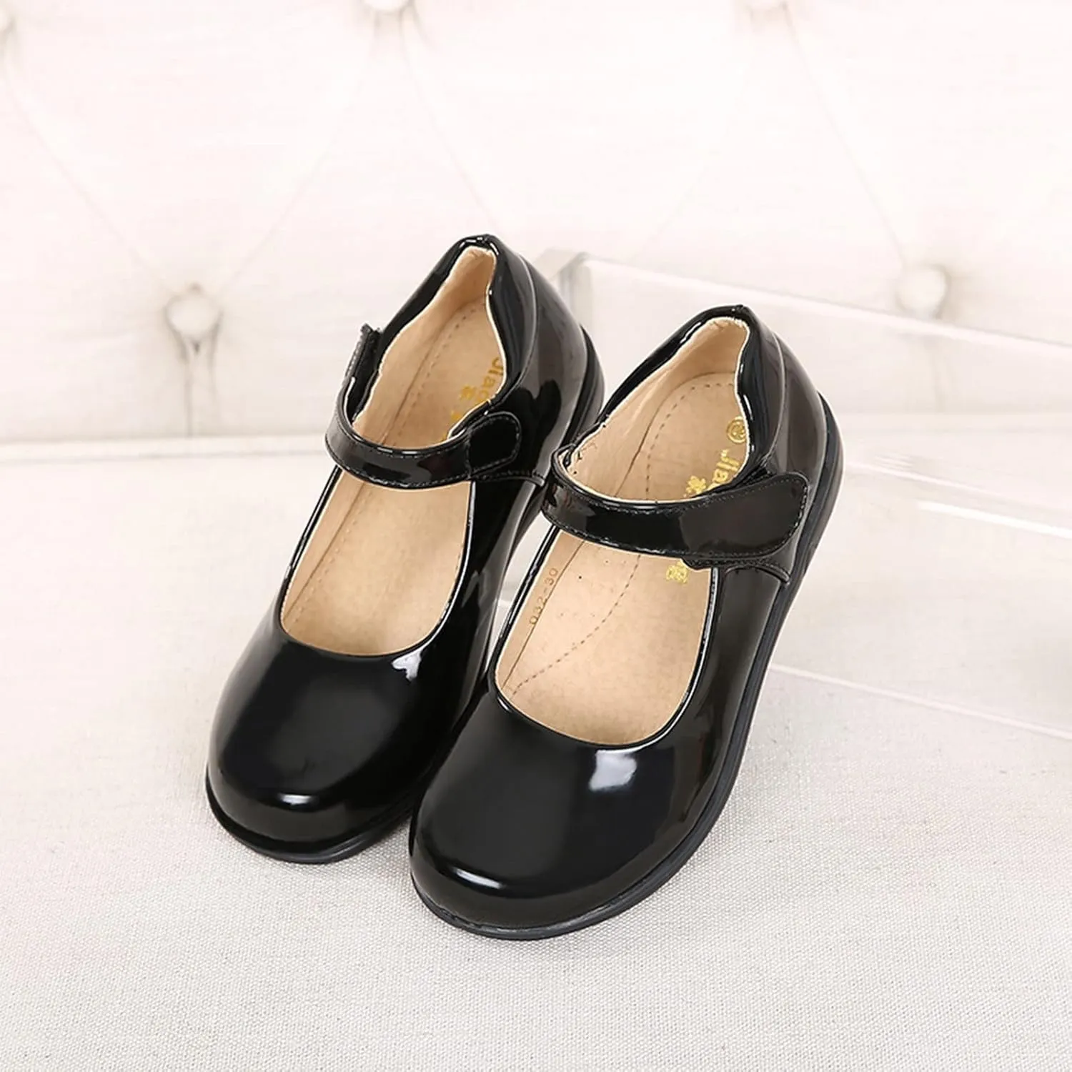 Fashion Summer and Autumn Girls Leather Shoes Boots Student Dress Shoes Performance Shoes Hook Toddler Girl Boots Cat