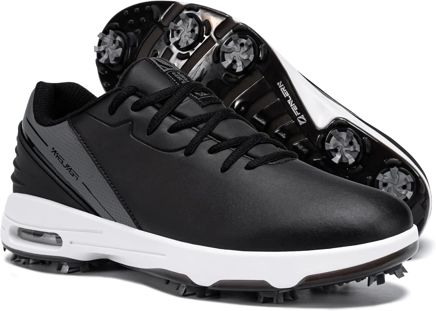 FENLERN Men's Golf Shoes Spiked Waterproof Comfortable Air Cushion
