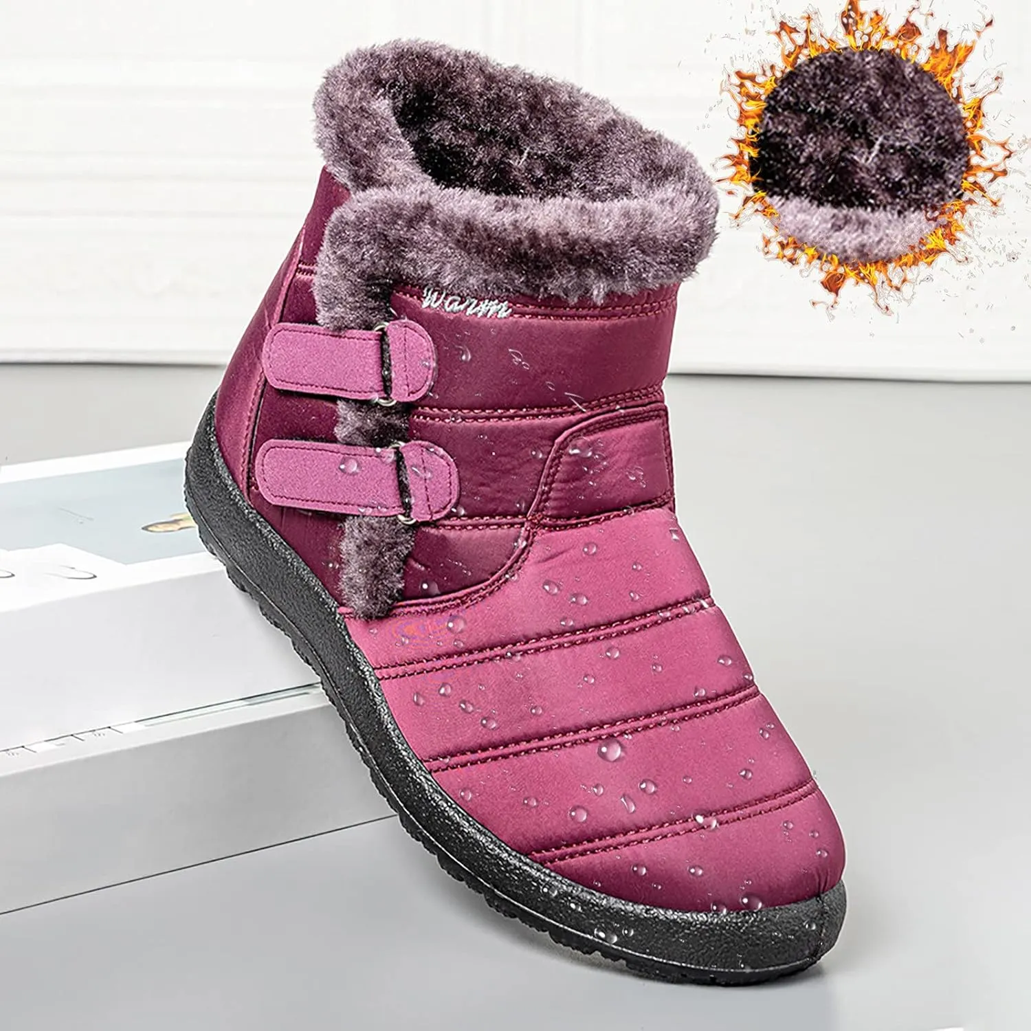 Gibobby Cowboy Boots for Women Low Heel Womens Ankle Boots Pointed Toe Faux Stacked Chunky Heels Tassels Side Zipper Booties 52