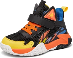 Girl's Boy??s Basketball Shoes Kids Fashion Comfortable Sneakers Breathable Leightweight Outdoor Sport Non Slip Shoe