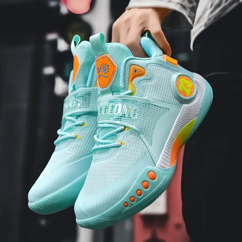 High Top Womens Mens Basketball Shoes Fashion Colorful Painting Running Sneakers Breathable Non-Slip Outdoor Casual Lightweight Sport Shoes