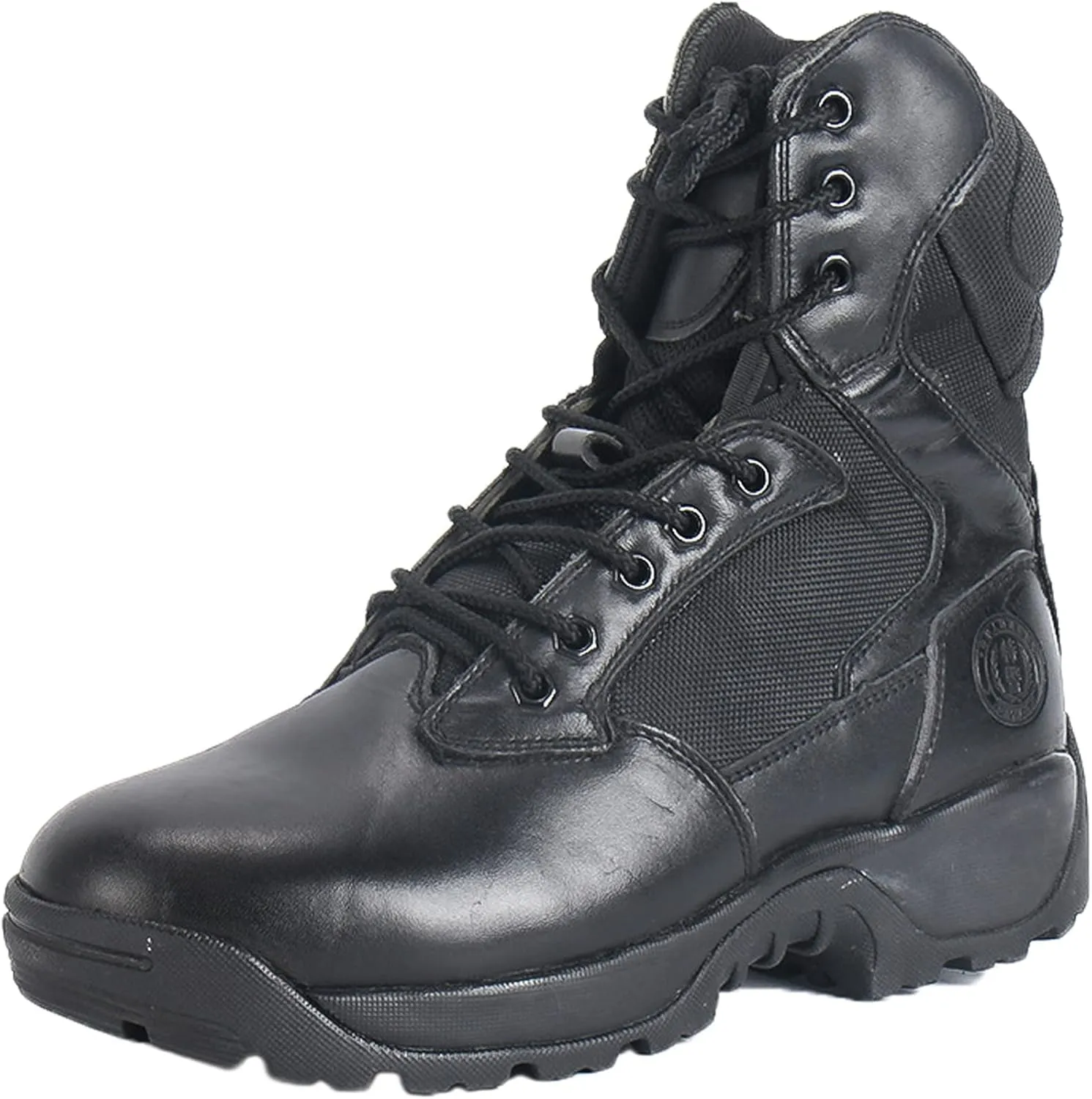 hongrenamz Hiking Shoes Men Non-Slip High Rise Trekking Boots Climbing Walking Shoes Outdoor-Black||EU39/US7