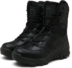 hongrenamz Mens Walking Boots Waterproof Trekking Shoes Mens Hiking Shoes Non-Slip Outdoor Climbing Hiking Shoes