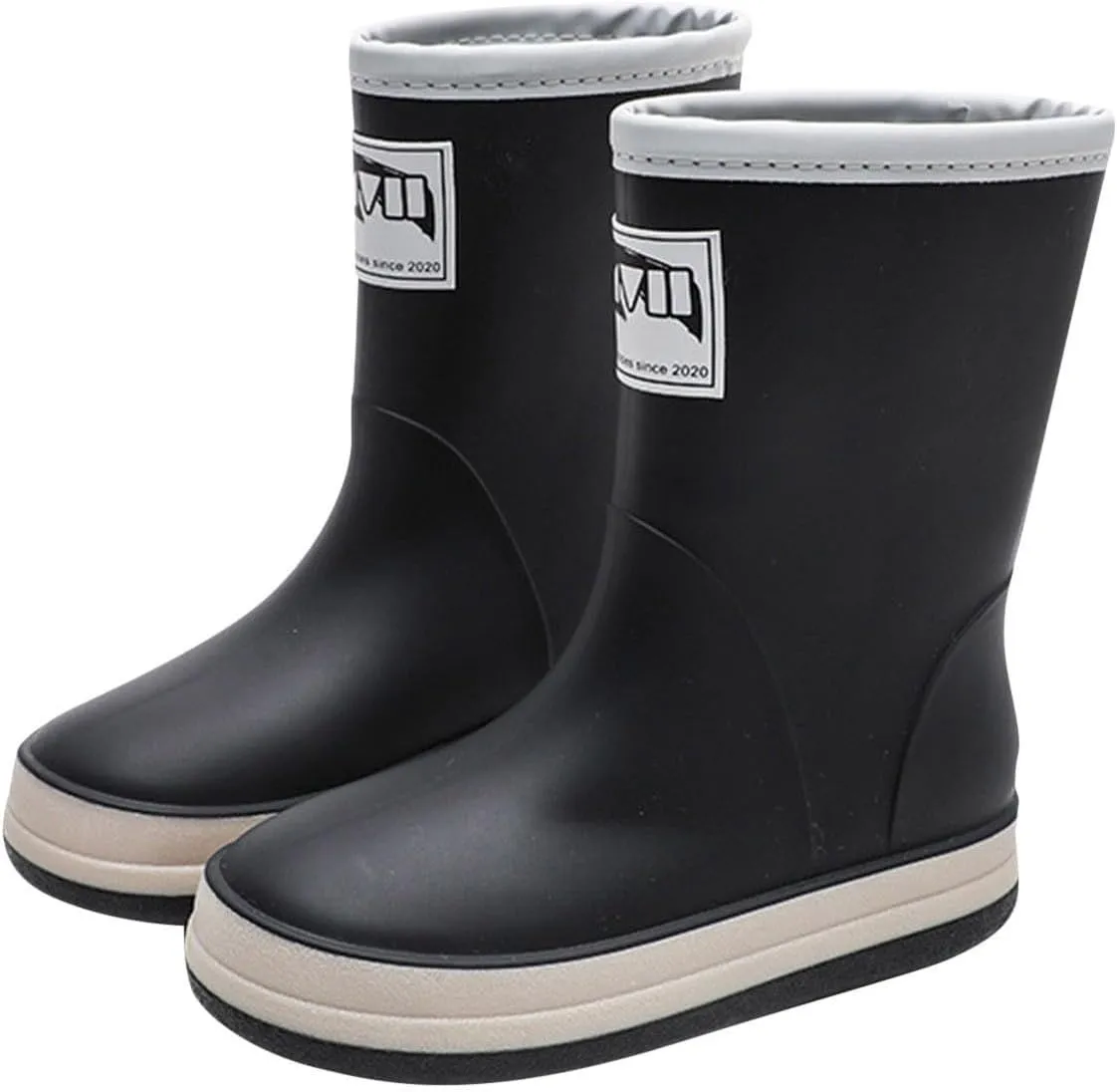 IWIHMIV Girls Rain Boots Rainboots for Toddlers Girls Toddler Rain Boots Kids Rain Boots Waterproof Rubber Boots for Girls And Boys