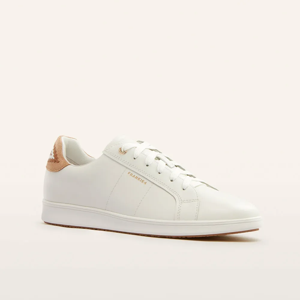 Jackie V White/Tan Mix