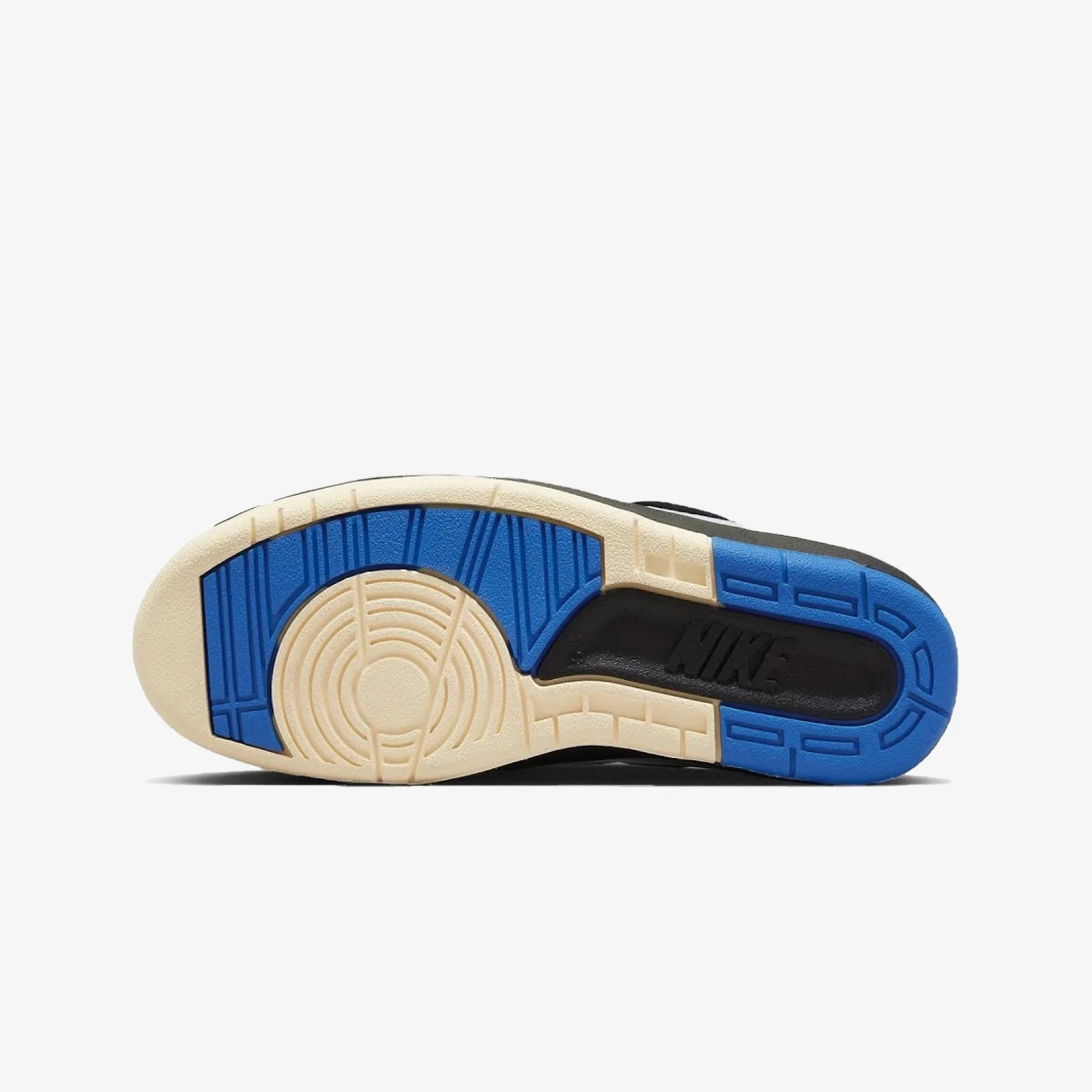 Jordan | WMN'S AIR JORDAN 2 RETRO LOW  { WHITE/VARSITY ROYAL-BLACK-MUSLIN