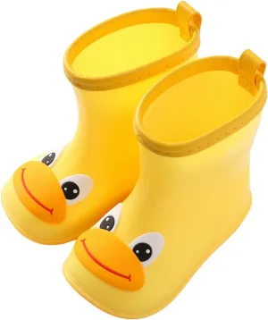 Kid Rain Boot Short Rain Shoes for Toddler Waterproof Ankles Rain Boots Outdoor Rubber Boot Baby Water Shoes
