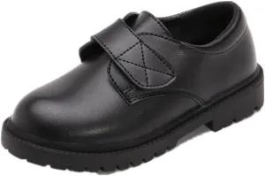 Kids Boys' Classic Lace-Up Oxford School Uniform Dress Shoes for Church Wedding Party Performance (Black 207, Little Kid, 13, Numeric, US Footwear Size System, Medium)