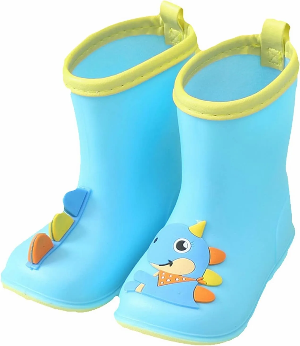 Kids Rain Boots, Toddler Girls Boys Rain Boots Waterproof Water Shoes Non-Slip Mud Boots with Cartoon Pattern