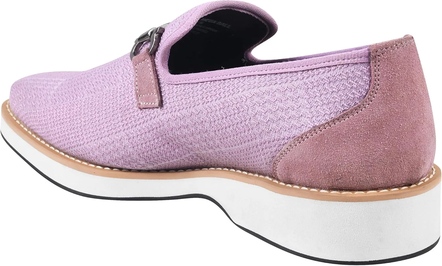 LIBERTYZENO Mens Canvas Textile & Suede Leather Adults Noble Penny Loafers Slip On Prom & Wedding Party Shoes for Prom Graduation