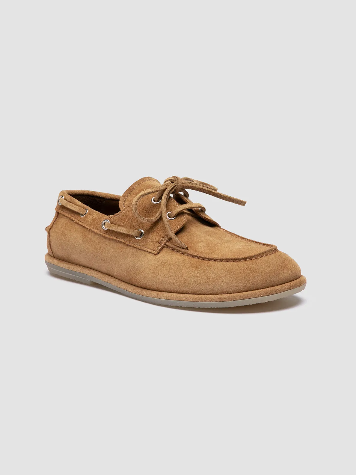 LOVE 101 - Camel Suede Boat Shoes