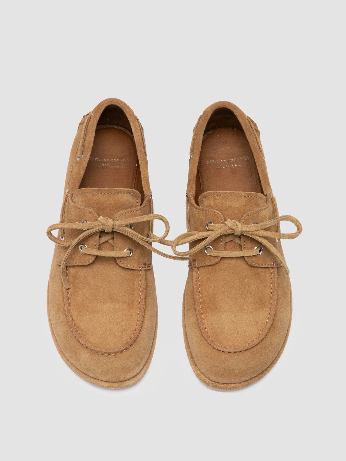 LOVE 101 - Camel Suede Boat Shoes