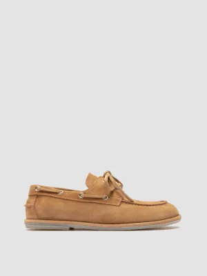 LOVE 101 - Camel Suede Boat Shoes