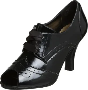 Madden Girl Women's Rileigh Patent Hi Heel Oxford