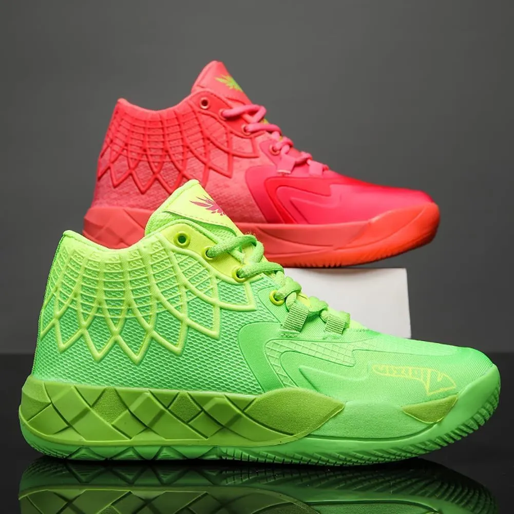 Men's Basketball Shoes, Couple Basketball Sneakers, Fashionable Sports Footwear, Breathable, Non Slip Running Boots