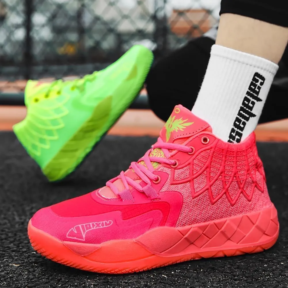 Men's Basketball Shoes, Couple Basketball Sneakers, Fashionable Sports Footwear, Breathable, Non Slip Running Boots