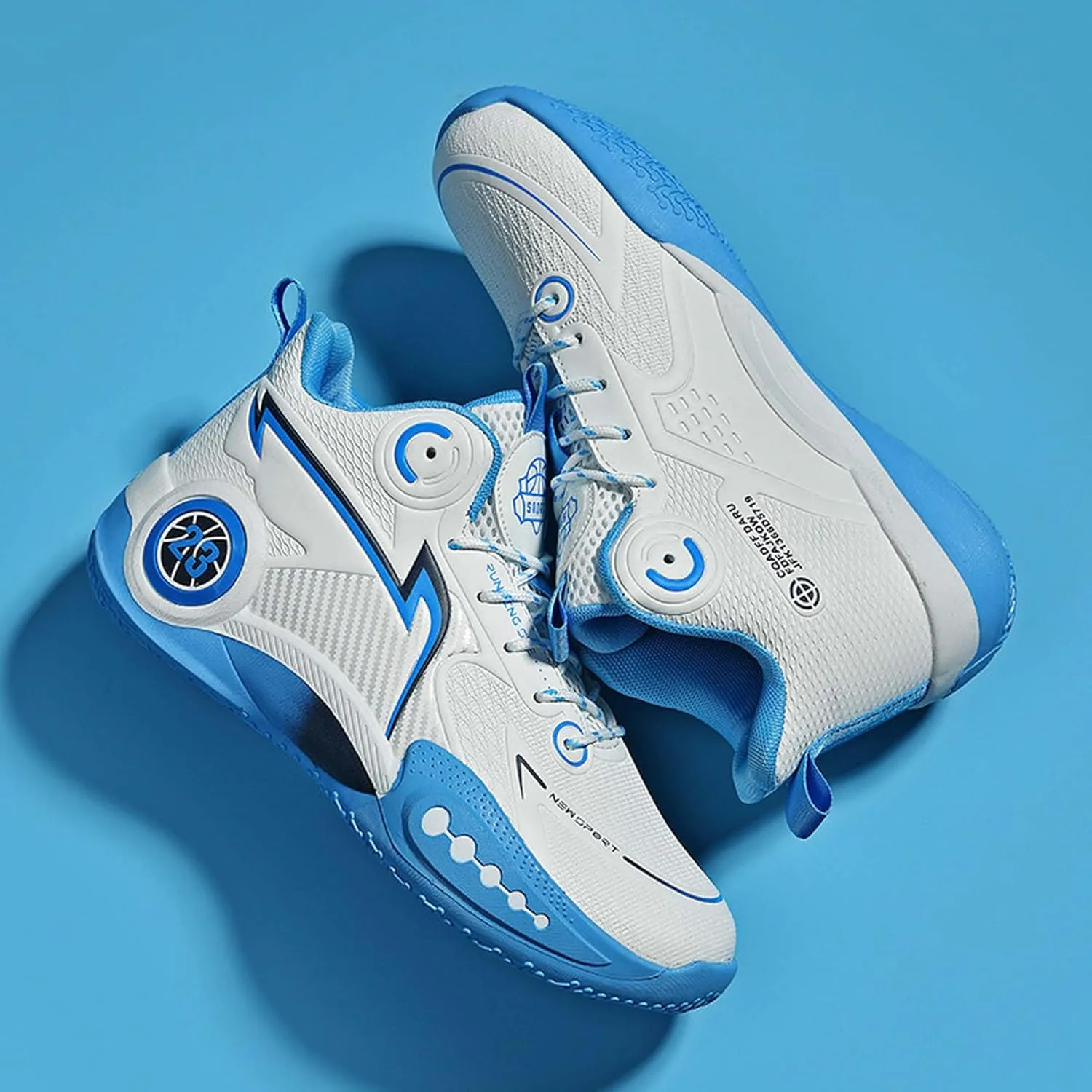 Mens Basketball Shoes Waterproof Durable Lightweight Loose Breathable Sneakers