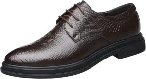 Mens Dress Shoes - Casual Oxford Orthopedic Leather Office Loafers Work Flats