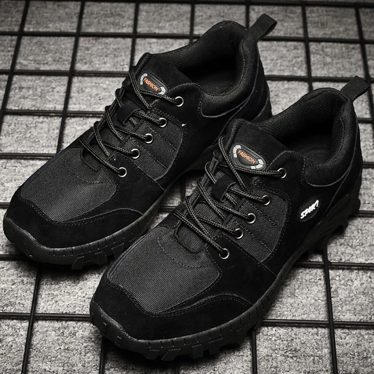 Men's Hiking Shoes Outdoor Non-Slip Climbing Shoes Casual Walking Shoes Non-Slip Comfortable Work Shoes