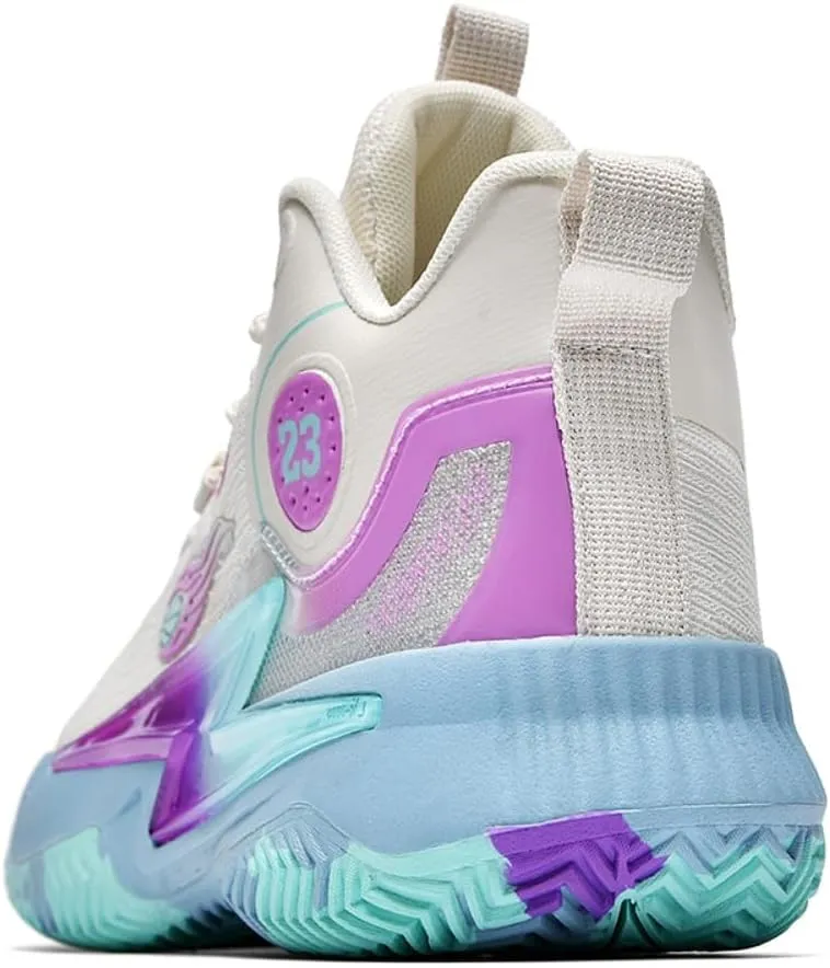 Men's Lace Up High Top Basketball Shoes Chinese Style Breathable Non Slip Outdoor Sneakers Cushioning Workout Shoes for Fitness Training Athletic