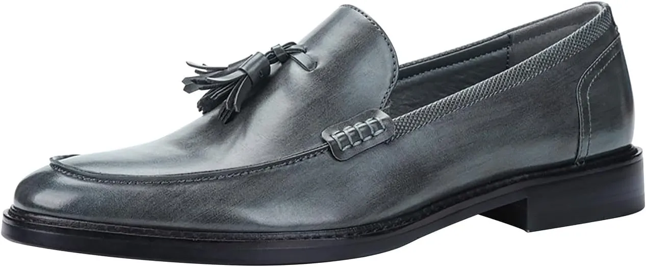Mens Loafers Casual Dress Slip On Leather Penny Loafers Fashion Wedding Business Tuxedo Walking Shoes for Men