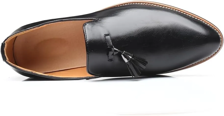 Men's Loafers Leather Wedding Party Dress Shoes